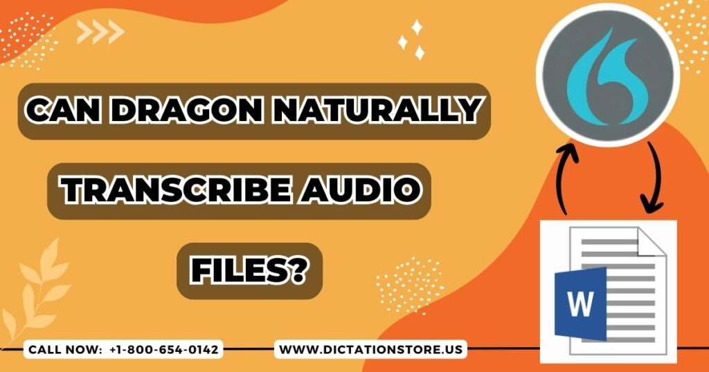 Can Dragon Naturally Speaking Transcribe Audio Files